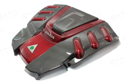 Alfa Romeo Giulia QV Engine Cover - Carbon Fibre - TMC Motorsport