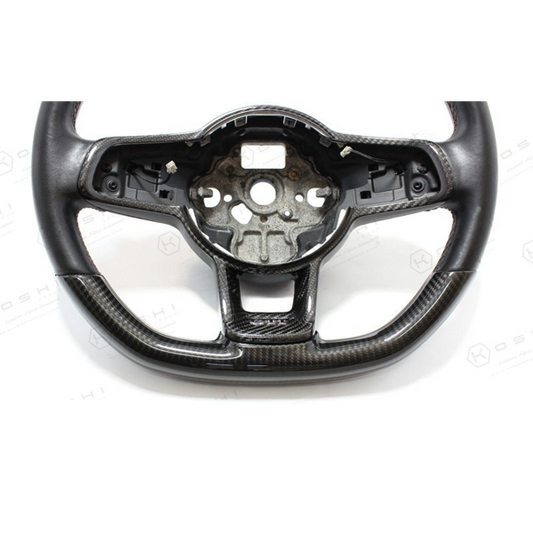 VW GOLF MK7 GTI Steering Wheel Lower Part Cover - Carbon Fibre Koshi Group Store