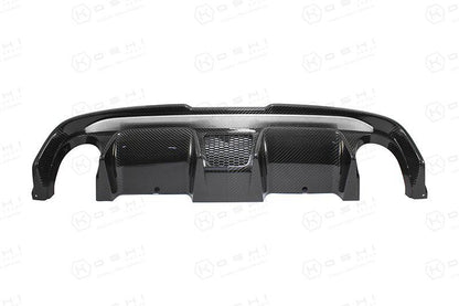 Abarth 500 Double Exhaust Diffuser 595 Style - Carbon Fibre - Abarth Tuning