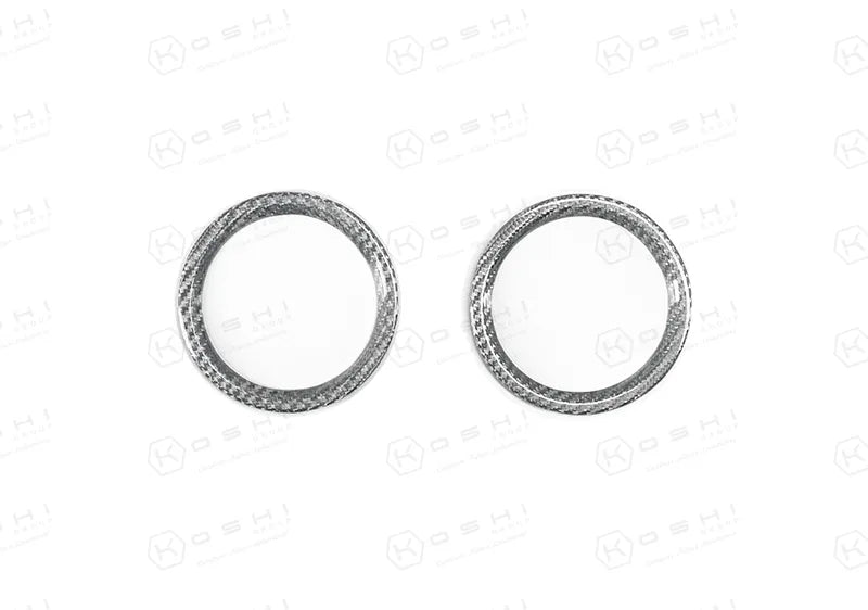 Abarth Fiat 500 Dashboard Air Vent Frame Cover - Carbon Fibre