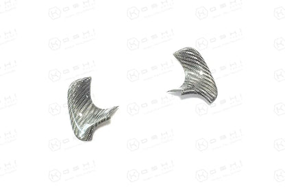 Alfa Romeo Giulia / Stelvio Steering Wheel Thumb Grips Cover - Carbon Fibre