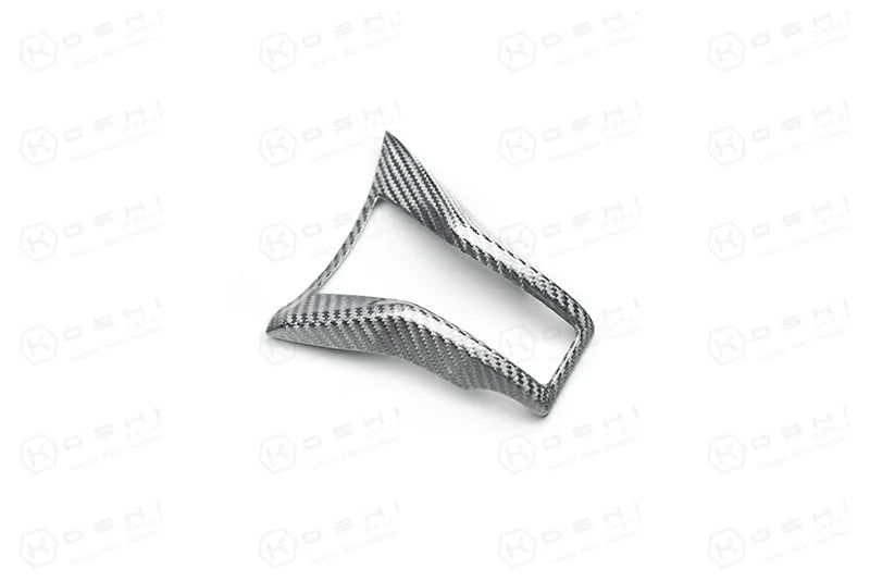Alfa Romeo Giulia QV / Stelvio QV Lower Steering Wheel Spoke Trim Cover  2020-ongoing - Carbon Fibre - TMC Motorsport