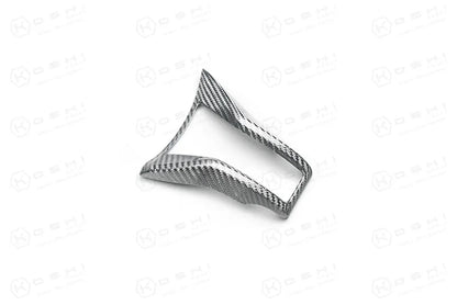 Alfa Romeo Giulia QV / Stelvio QV Lower Steering Wheel Spoke Trim Cover  2020-ongoing - Carbon Fibre - TMC Motorsport