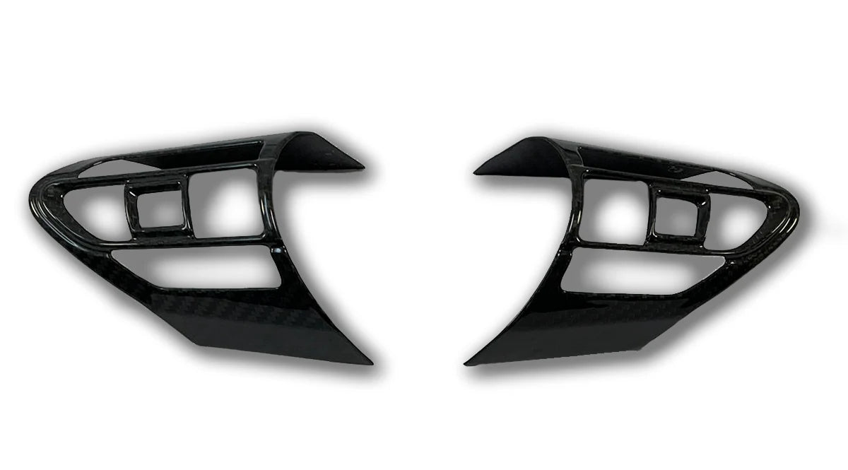 Toyota GR Yaris Axis Parts Steering Wheel Trim Cover - Carbon Fibre - TMC Motorsport
