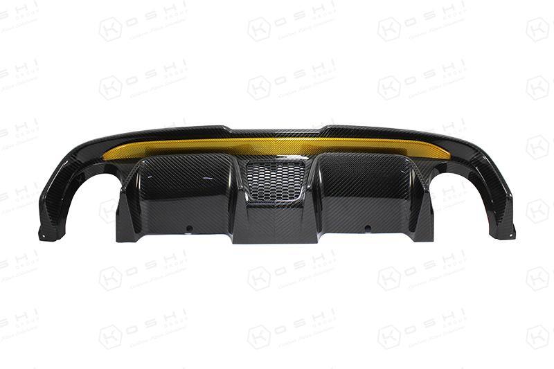 Abarth 500 Double Exhaust Diffuser 595 Style - Carbon Fibre - Abarth Tuning