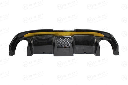 Abarth 500 Double Exhaust Diffuser 595 Style - Carbon Fibre - Abarth Tuning