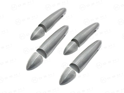 Alfa Romeo Giulia / Stelvio Outside Door Handles Cover Trim No Key - Carbon Fibre - Koshi Group Store