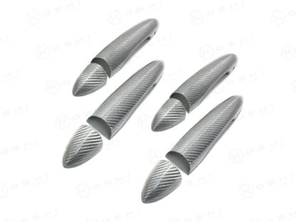 Alfa Romeo Giulia / Stelvio Outside Door Handles Cover Trim No Key - Carbon Fibre