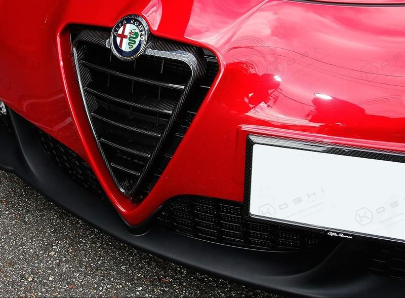 Alfa Romeo Giulietta MY 2014 Chrome Part Grille - Carbon Fibre - TMC Motorsport