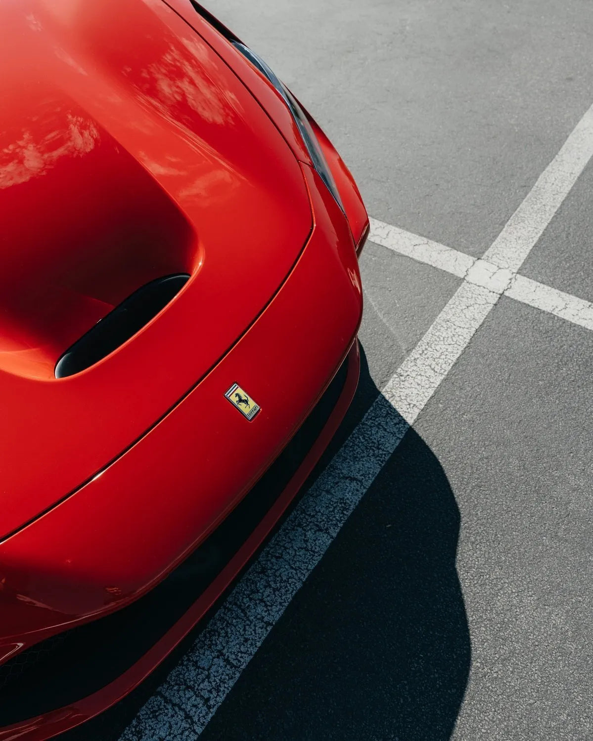 Ferrari F8 – Carbon Fibre Front S Duct - Carbon Fibre - TMC Motorsport